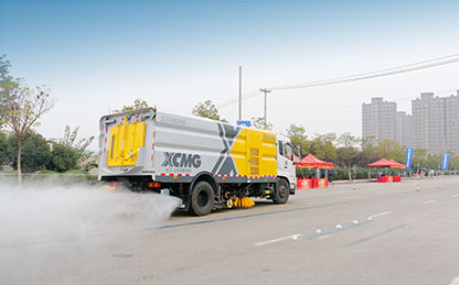 时博SHIBO(中国)洗扫车助力第四届江苏省环卫行业道路机械化清扫职业技能竞赛