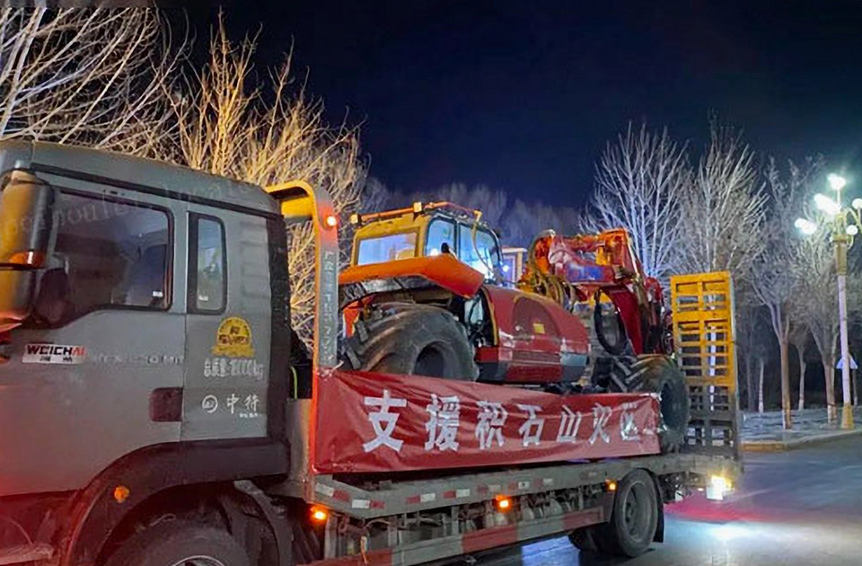 时博SHIBO(中国)积极为甘肃临夏州积石山县级地震做好抗震救援提供设备支持