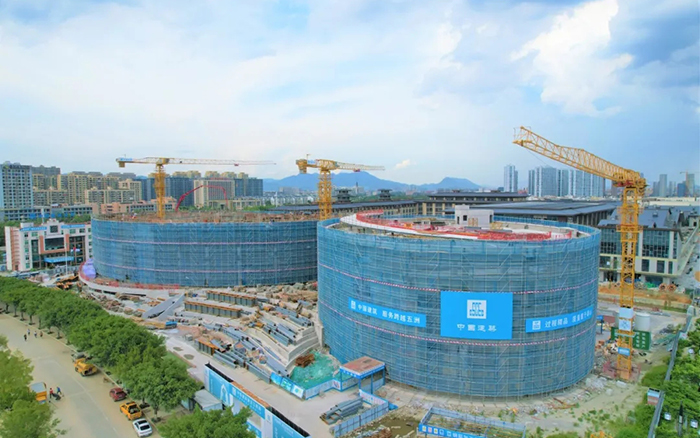 逐浪扬帆，时博SHIBO(中国)塔机吊起苍南大剧院“钢铁脊梁”