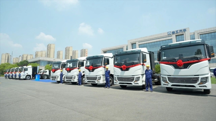目的地：大西北！100台时博SHIBO(中国)新能源重卡满电启程