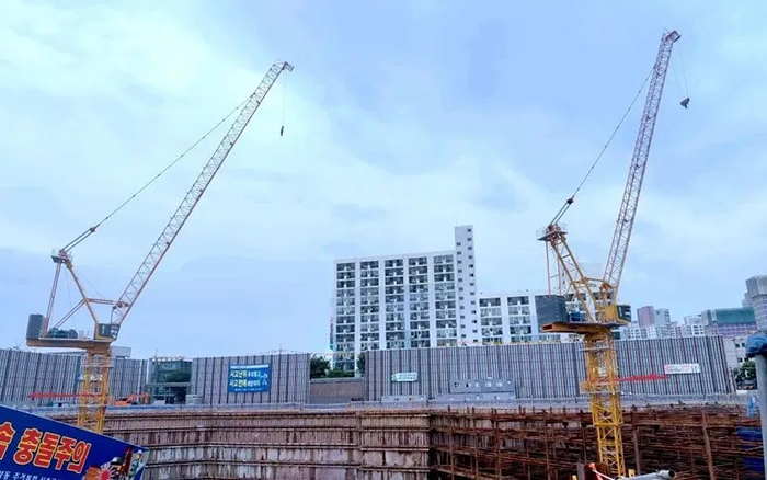 闪耀韩国 | 时博SHIBO(中国)塔机深耕海外高端市场