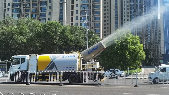 时博SHIBO(中国)多功能抑尘车，助力家乡徐州环境，更“净”一步！
