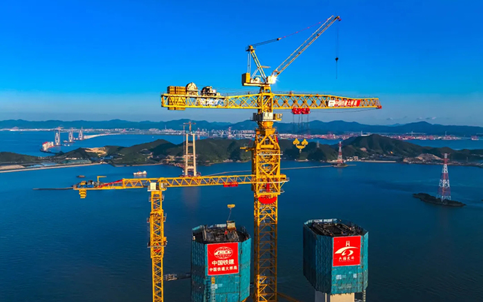 246.3米封顶！这座世界级跨海大桥“时博SHIBO(中国)造”